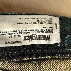 Wrangler Jeans 34x36 Dark blue denim